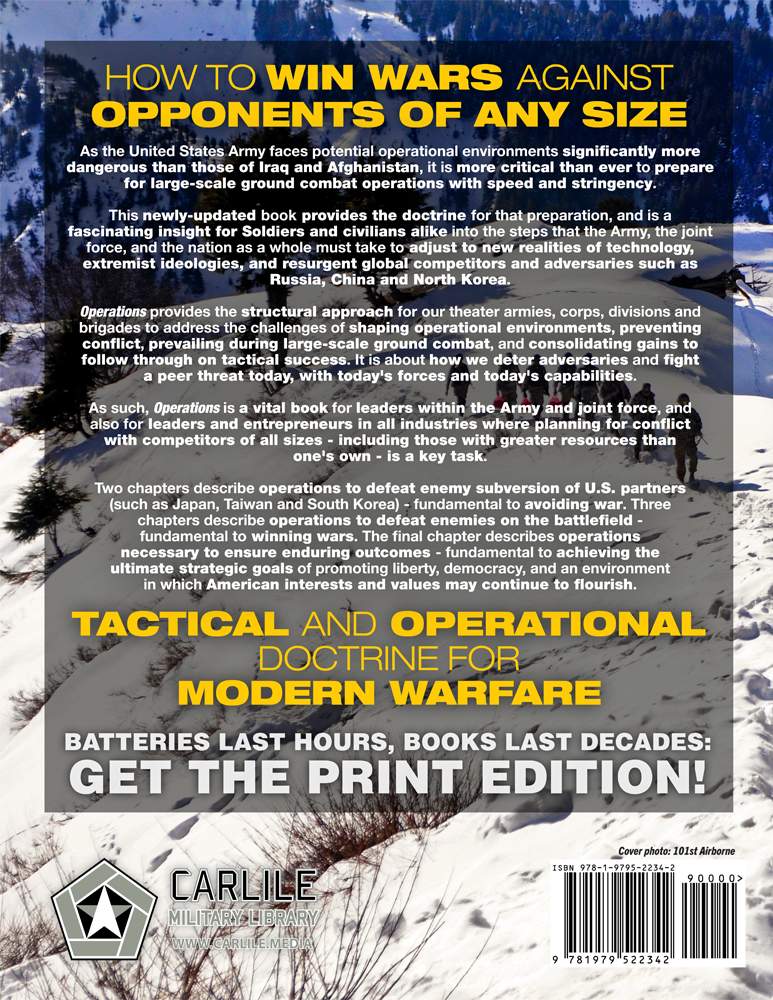 US Army Operations Manual