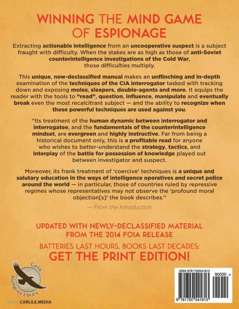 CIA Interrogation Manipulation KUBARK