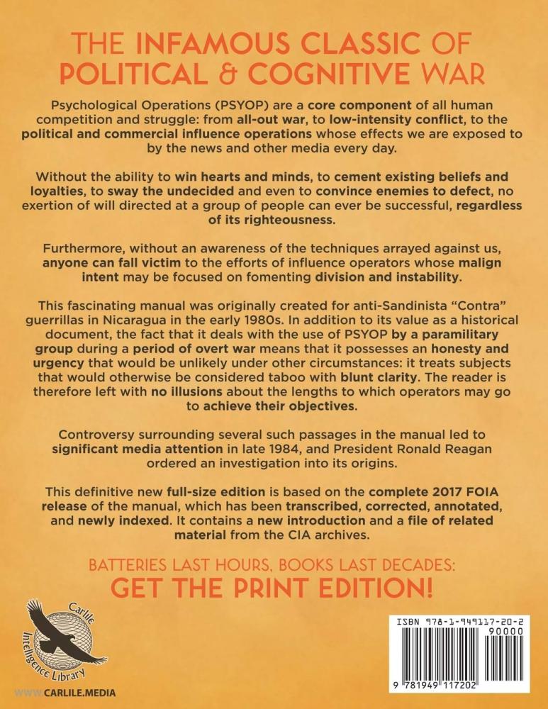 CIA PSYOP Psychological Operations in Guerrilla Warfare