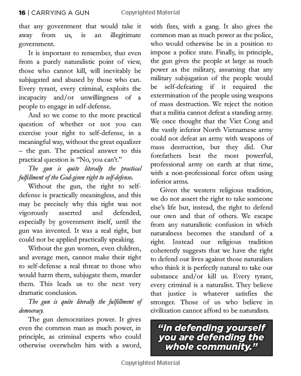 Carrying a Gun Dahlberg Carlile